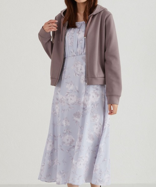 MISCH MASCH（ミッシュマッシュ）の「ダンボールニットジップパーカー/MM338202（パーカー・レディース・ライトブルー/モカ/ブラック/ピンク・M/S）」の16枚目の写真