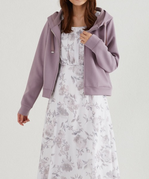 MISCH MASCH（ミッシュマッシュ）の「ダンボールニットジップパーカー/MM338202（パーカー・レディース・ライトブルー/モカ/ブラック/ピンク・M/S）」の22枚目の写真