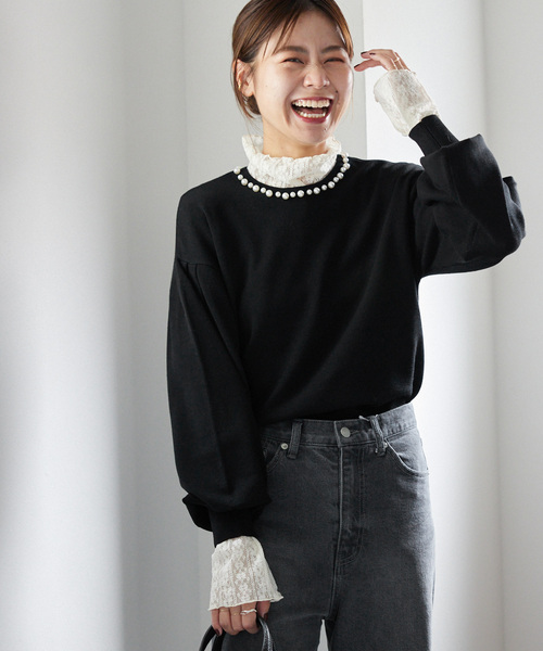 JOURNAL STANDARD - ジャーナルスタンダード  カシミヤ クルーネック プルオーバー ウールカシミヤクルーネック2WAY（ニット／セーター）｜JOURNAL