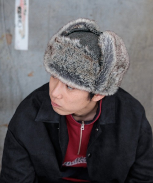 niko and...（ニコアンド）の「アソートフライトキャップ　niko and ...（キャップ・メンズ・ブラウン/その他1/ブラック/カーキ/チェック/グレー/オレンジ/ダークブラウン/ホワイト・FREE）」の3枚目の写真