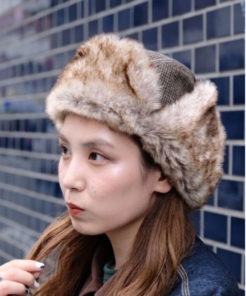 niko and...（ニコアンド）の「アソートフライトキャップ　niko and ...（キャップ・メンズ・ブラウン/その他1/ブラック/カーキ/チェック/グレー/オレンジ/ダークブラウン/ホワイト・FREE）」の10枚目の写真