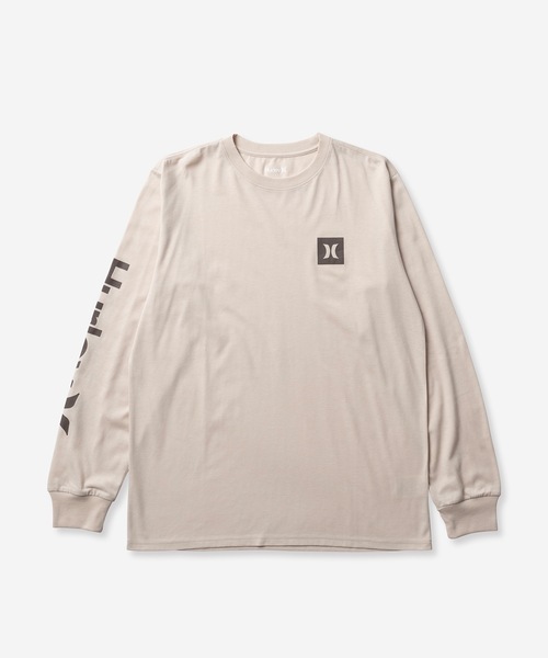Hurley （ハーレー）の「【Hurley:ハーレー】M SLEEVE LOGO L/S / ハーレー袖ロゴロングTシャツ（Tシャツ/カットソー・メンズ・ホワイト/ブラック/アッシュグレー・LARGE/MEDIUM/X-LARGE/SMALL）」の3枚目の写真
