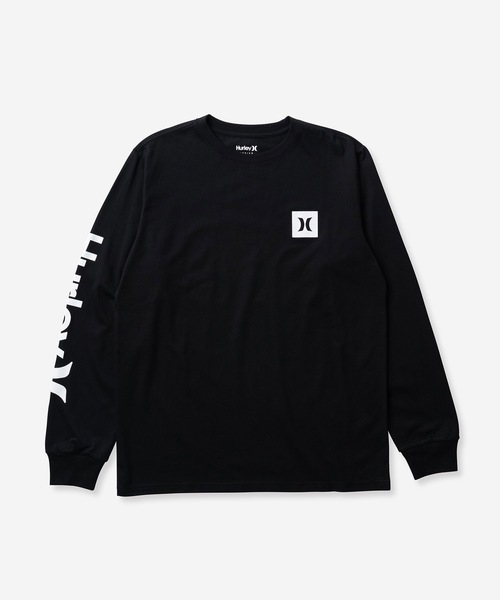 Hurley （ハーレー）の「【Hurley:ハーレー】M SLEEVE LOGO L/S / ハーレー袖ロゴロングTシャツ（Tシャツ/カットソー・メンズ・ホワイト/ブラック/アッシュグレー・LARGE/MEDIUM/X-LARGE/SMALL）」の2枚目の写真