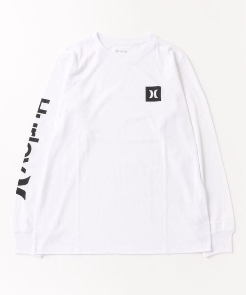 Hurley （ハーレー）の「【Hurley:ハーレー】M SLEEVE LOGO L/S / ハーレー袖ロゴロングTシャツ（Tシャツ/カットソー・メンズ・ホワイト/ブラック/アッシュグレー・LARGE/MEDIUM/X-LARGE/SMALL）」の6枚目の写真