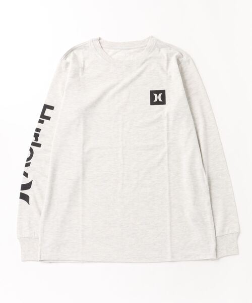 Hurley （ハーレー）の「【Hurley:ハーレー】M SLEEVE LOGO L/S / ハーレー袖ロゴロングTシャツ（Tシャツ/カットソー・メンズ・ホワイト/ブラック/アッシュグレー・LARGE/MEDIUM/X-LARGE/SMALL）」の4枚目の写真