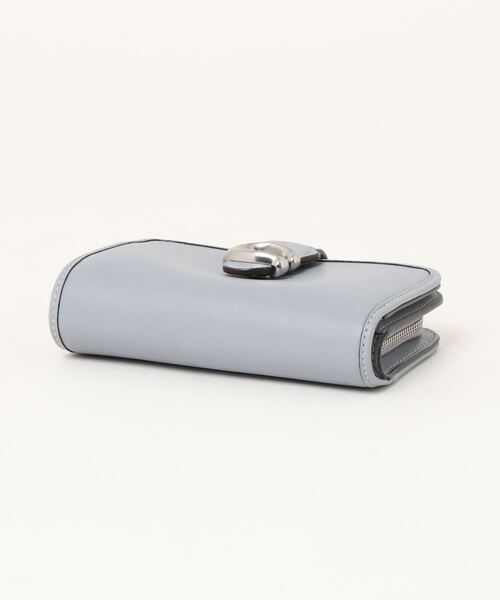 COACHコーチ タビー ミディアム ウォレット L字ファスナー グレー ブルー COACH（コーチ）の「タビー ミディアム ウォレット（財布）」 - WEAR