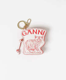 GANNI　Kitten Zipped Coin Purse