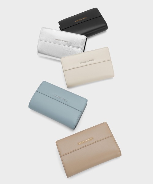 CHARLES & KEITH◇ベーシック トップジップ ロングウォレット CHARLES & KEITH（チャールズ & キース）の「トップジップロング