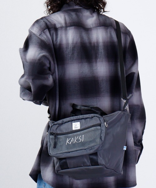 KAKSI(カクシ)の「KAKSI 2WAYトートBAG&サコッシュ(トートバッグ・メンズ・グレー/カーキ/ブラック/ネイビー・FREE)」の11枚目の写真