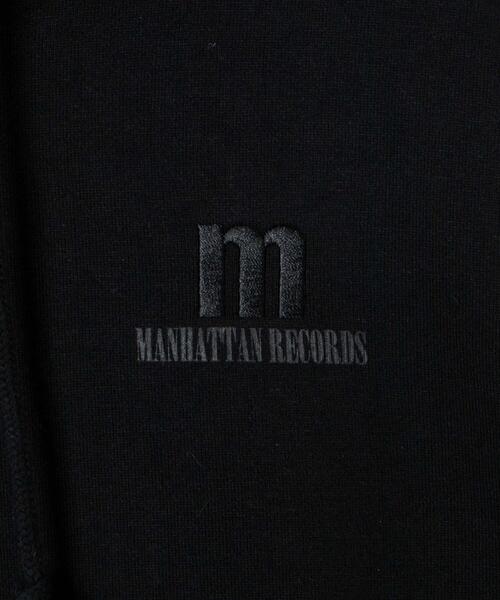 Manhattan Records（マンハッタン レコーズ）の「WEGO/【Manhattan Records】 ONEPOINT HOODIE（パーカー・メンズ・グレー/ブラック・MEDIUM/LARGE）」の22枚目の写真