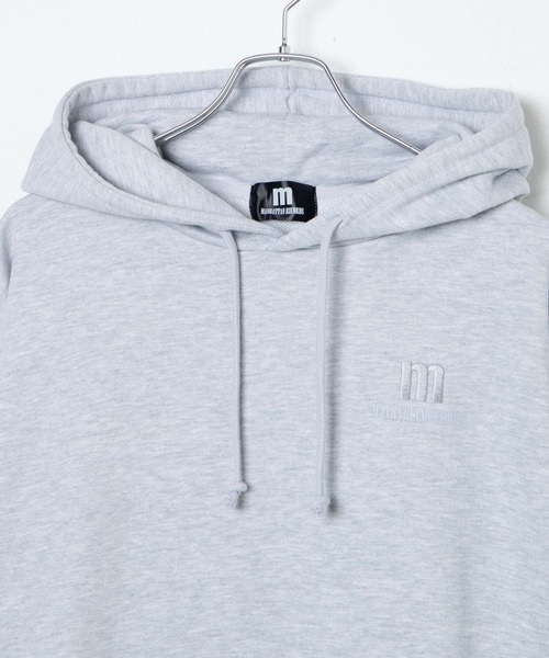 Manhattan Records（マンハッタン レコーズ）の「WEGO/【Manhattan Records】 ONEPOINT HOODIE（パーカー・メンズ・グレー/ブラック・MEDIUM/LARGE）」の12枚目の写真
