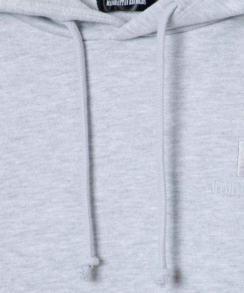 Manhattan Records（マンハッタン レコーズ）の「WEGO/【Manhattan Records】 ONEPOINT HOODIE（パーカー・メンズ・グレー/ブラック・MEDIUM/LARGE）」の13枚目の写真