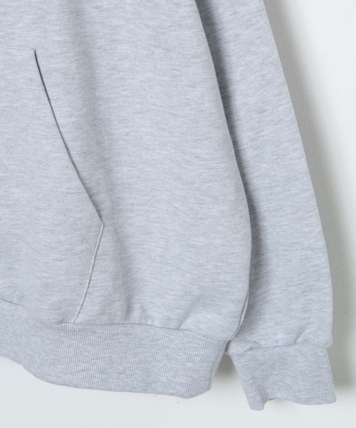 Manhattan Records（マンハッタン レコーズ）の「WEGO/【Manhattan Records】 ONEPOINT HOODIE（パーカー・メンズ・グレー/ブラック・MEDIUM/LARGE）」の15枚目の写真