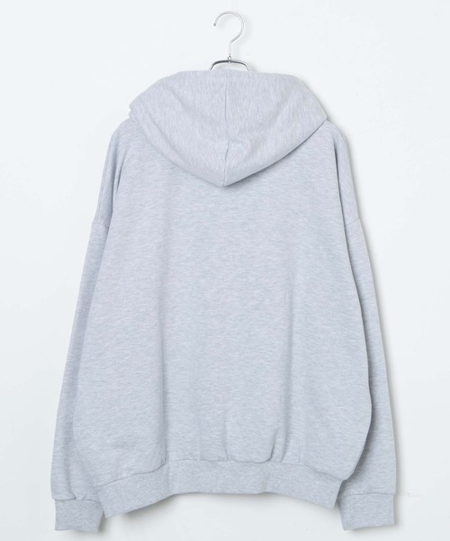 Manhattan Records（マンハッタン レコーズ）の「WEGO/【Manhattan Records】 ONEPOINT HOODIE（パーカー・メンズ・グレー/ブラック・MEDIUM/LARGE）」の10枚目の写真