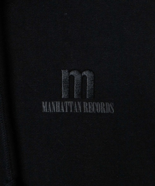 Manhattan Records（マンハッタン レコーズ）の「WEGO/【Manhattan Records】 ONEPOINT HOODIE（パーカー・メンズ・グレー/ブラック・MEDIUM/LARGE）」の8枚目の写真