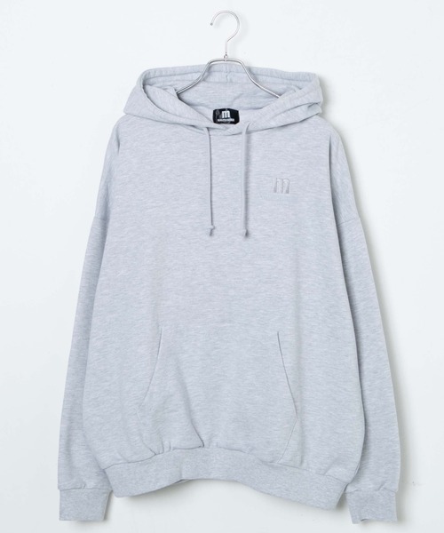 Manhattan Records（マンハッタン レコーズ）の「WEGO/【Manhattan Records】 ONEPOINT HOODIE（パーカー・メンズ・グレー/ブラック・MEDIUM/LARGE）」の9枚目の写真