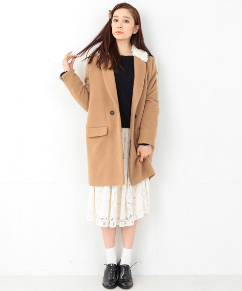 CAROLINA GLASER（カロリナ グレイサー）の「CAROLINA GLASER / グログラン ニットプルオーバー（ニット/セーター・レディース・クリーム/ネイビー・ONE SIZE）」の11枚目の写真