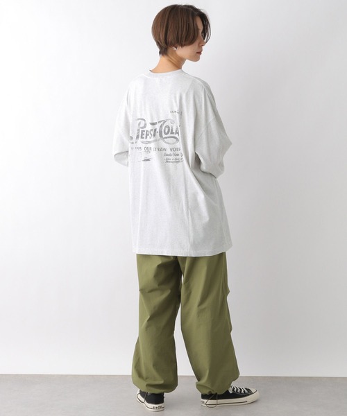 LEPSIM(レプシィム)の「【PEPSI/ペプシ】グラフィックロンT 906616(Tシャツ/カットソー・レディース・オフホワイト/グレー/ブラック・FREE)」の4枚目の写真