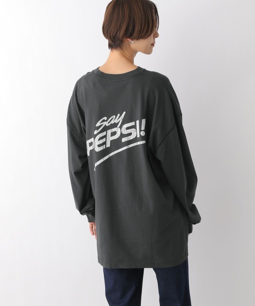 LEPSIM(レプシィム)の「【PEPSI/ペプシ】グラフィックロンT 906616(Tシャツ/カットソー・レディース・オフホワイト/グレー/ブラック・FREE)」の18枚目の写真