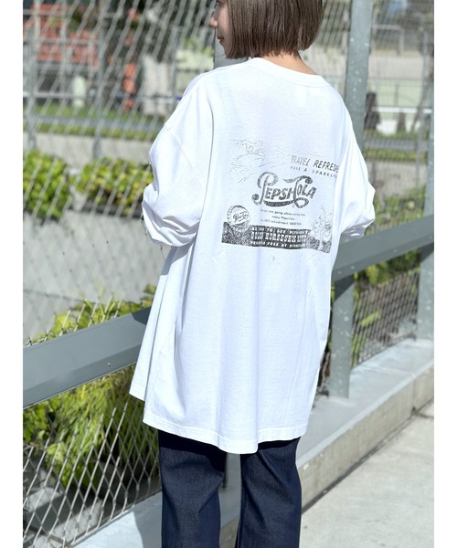 LEPSIM(レプシィム)の「【PEPSI/ペプシ】グラフィックロンT 906616(Tシャツ/カットソー・レディース・オフホワイト/グレー/ブラック・FREE)」の19枚目の写真