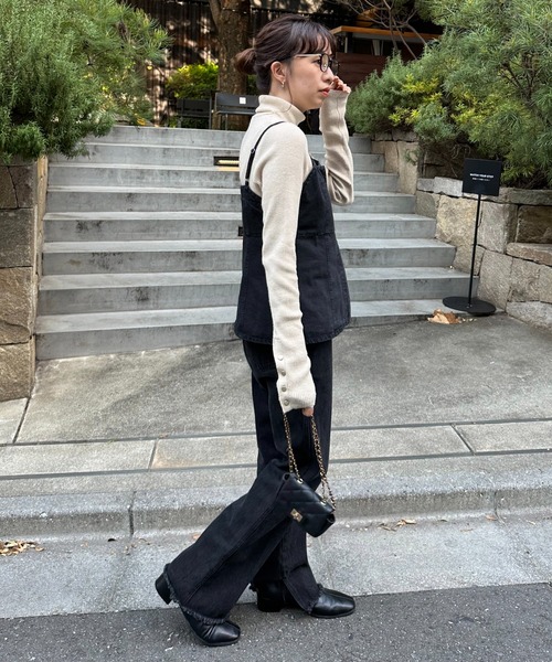 DISCOAT（ディスコート）の「デニムZIP使いビスチェ（キャミソール