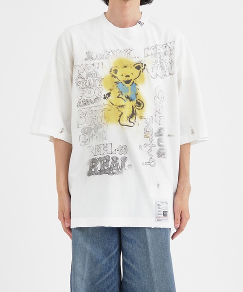 Maison MIHARA YASUHIRO/メゾンミハラヤスヒロ】Distressed Tee