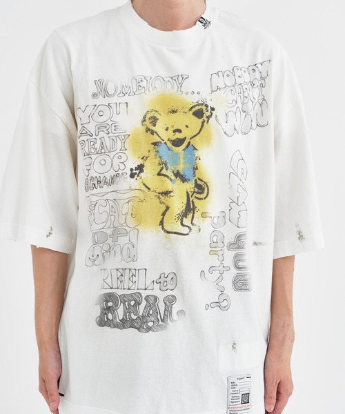 Maison MIHARAYASUHIRO DISTRESSED tシャツ Maison MIHARA YASUHIRO - ディストレストTシャツ - Distressed