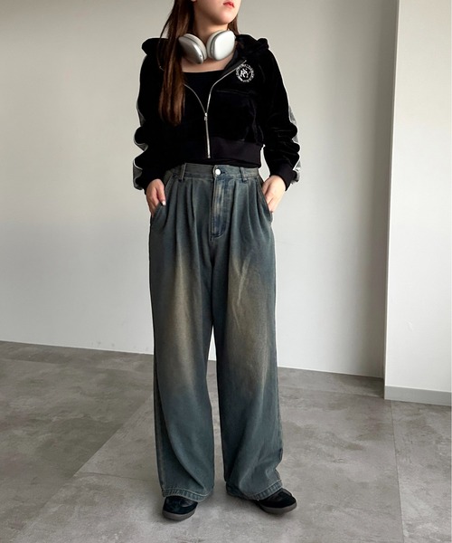 apres jour mignon（アプレジュールミニョン）の「ベロアクロップド