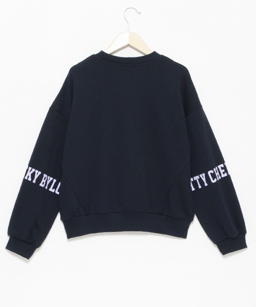 by LOVEiT(バイラビット)の「フリルロゴプルオーバー(ニット/セーター・キッズ・ネイビー/オフホワイト/ラベンダー・130cm/120cm/140cm/150cm/160cm)」の12枚目の写真