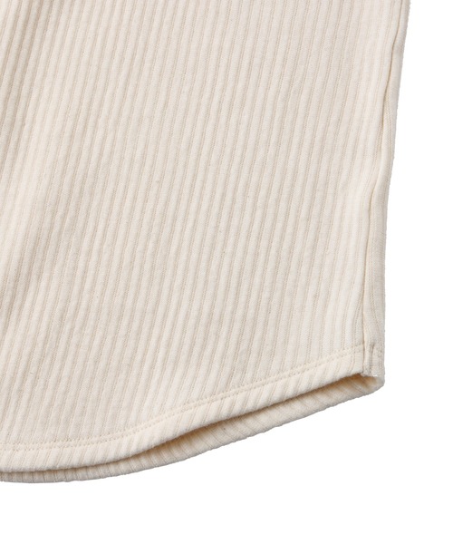 Priv. Spoons Club（プライベートスプーンズクラブ）の「rib long-sleeve tee / リブ長袖Tシャツ ロンT（Tシャツ/カットソー・レディース・ブラック/オフホワイト・FREE）」の14枚目の写真