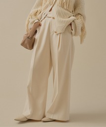 GALLARDAGALANTE | 【セットアップ対応】タックドスラックスパンツ(スラックス)