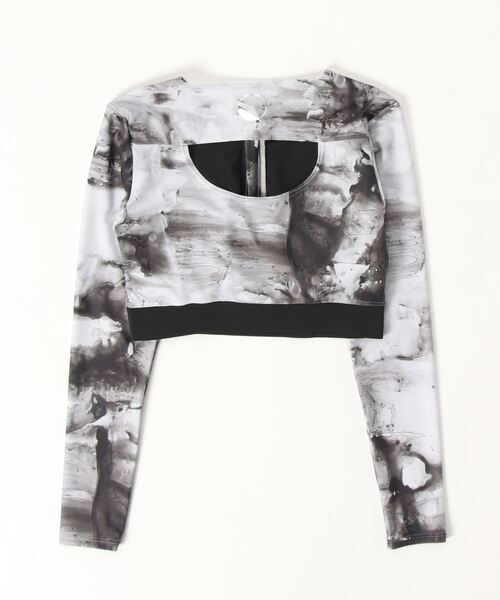 NERGY（ナージー）の「【Rico Ikeda×NERGY】水陸両用 & UV ロングスリーブブラトップス（ブラジャー・レディース・イエロー/ブラック・M/S）」の12枚目の写真