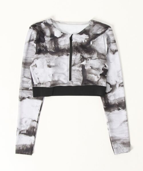 NERGY（ナージー）の「【Rico Ikeda×NERGY】水陸両用 & UV ロングスリーブブラトップス（ブラジャー・レディース・イエロー/ブラック・M/S）」の11枚目の写真