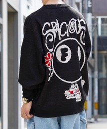 グラフィック ジャガードクルーネックニット / Graphic Jacquard Crewneck Knit