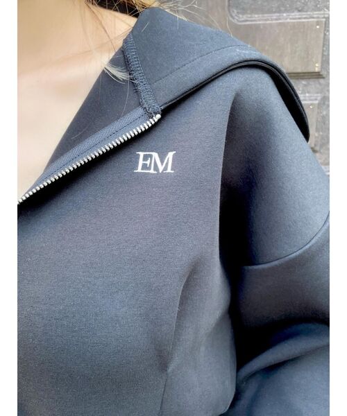 EATME（イートミー）の「ロゴ刺しゅう入りショートパーカー（パーカー・レディース・アイボリー/ブルー/ブラック・FREE）」の20枚目の写真