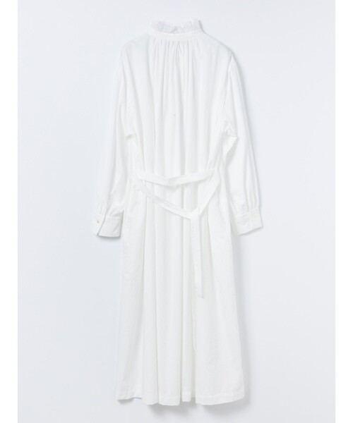 MidiUmi(ミディウミ)の「MidiUmi フリルレースカラースモックワンピース(シャツワンピース・レディース・オフホワイト・FREE)」の10枚目の写真