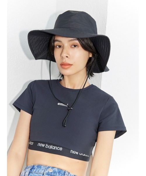 emmi(エミ)の「【emmi atelier】emmiロゴミニTシャツ(Tシャツ/カットソー・レディース・ホワイト/ライトグレー/ピンク/ブラック・FREE)」の3枚目の写真