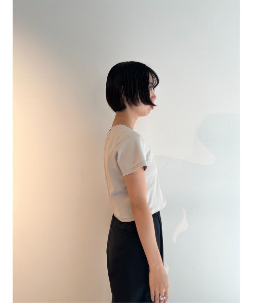 emmi（エミ）の「【emmi atelier】emmiロゴミニTシャツ（Tシャツ
