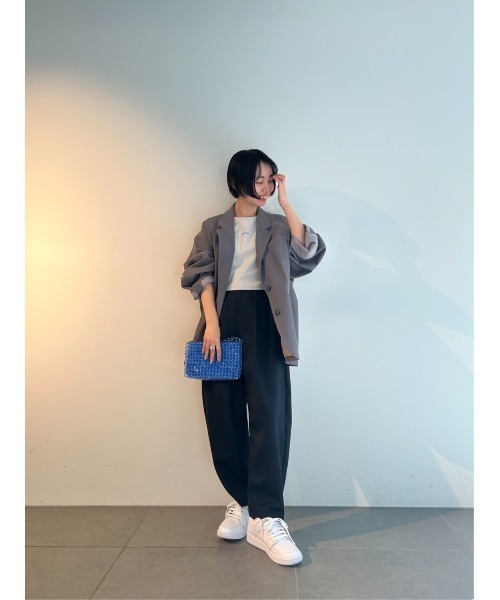 emmi(エミ)の「【emmi atelier】emmiロゴミニTシャツ(Tシャツ/カットソー・レディース・ホワイト/ライトグレー/ピンク/ブラック・FREE)」の6枚目の写真