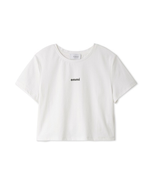 emmi(エミ)の「【emmi atelier】emmiロゴミニTシャツ(Tシャツ/カットソー・レディース・ホワイト/ライトグレー/ピンク/ブラック・FREE)」の20枚目の写真