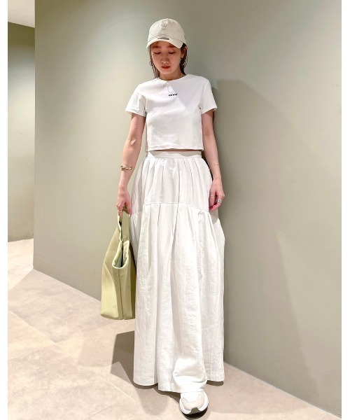 emmi(エミ)の「【emmi atelier】emmiロゴミニTシャツ(Tシャツ/カットソー・レディース・ホワイト/ライトグレー/ピンク/ブラック・FREE)」の16枚目の写真