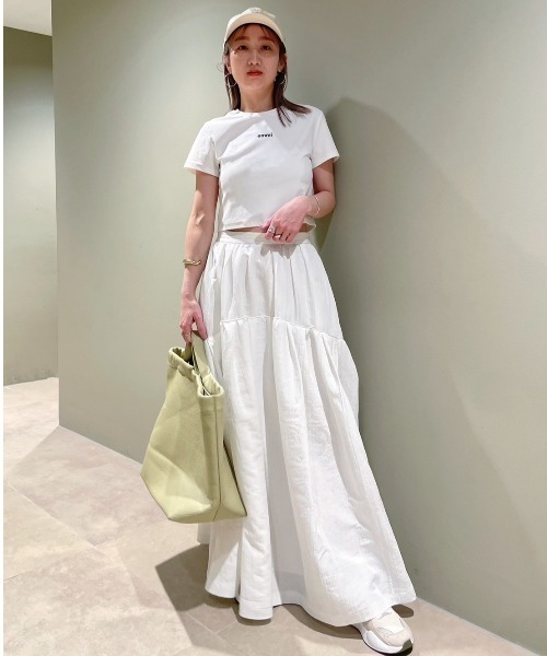 emmi(エミ)の「【emmi atelier】emmiロゴミニTシャツ(Tシャツ/カットソー・レディース・ホワイト/ライトグレー/ピンク/ブラック・FREE)」の18枚目の写真