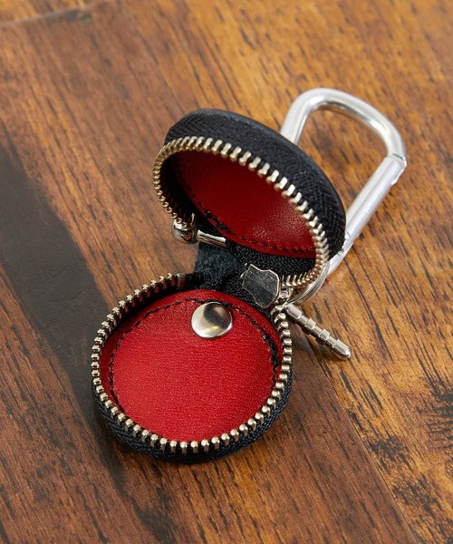 Butler Verner Sails（バトラーヴァーナーセイルス）の「Butler Verner Sails バトラーバーナーセイルズ / マカロンキーチェーン＆レザーコインホルダー キーホルダー / JW-2841（コインケース・メンズ・モカ/ブラック/レッド/ネイビー/オレンジ/オリーブ・FREE）」の9枚目の写真