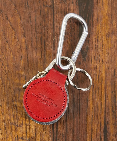 Butler Verner Sails（バトラーヴァーナーセイルス）の「Butler Verner Sails バトラーバーナーセイルズ / マカロンキーチェーン＆レザーコインホルダー キーホルダー / JW-2841（コインケース・メンズ・モカ/ブラック/レッド/ネイビー/オレンジ/オリーブ・FREE）」の21枚目の写真