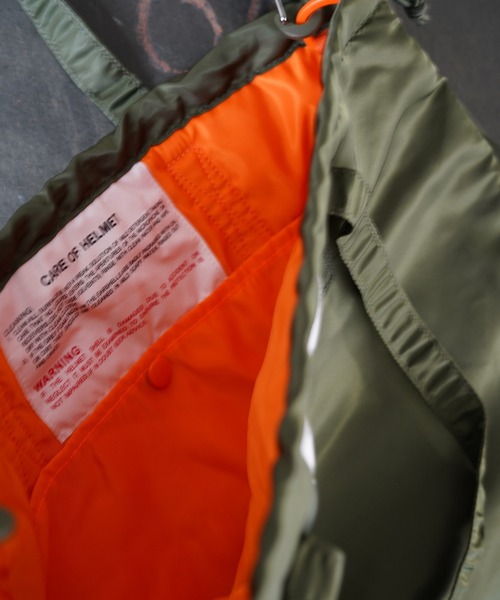 MILITARY(ミリタリー)の「【Military Reproduts ミリタリーリプロダクツ】/ UK Vehicle Crew helmet Bag UKビーグルクルーヘルメットバッグ(ショルダーバッグ・メンズ・オリーブ/ブラック・FREE)」の8枚目の写真