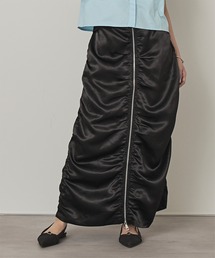 miette | フロントジップシャーリングスカート(スカート)