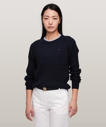TOMMY HILFIGER | 【Oggi掲載】【ESSENTIALS】コットンケーブルクルーネックセーター(ニット/セーター)