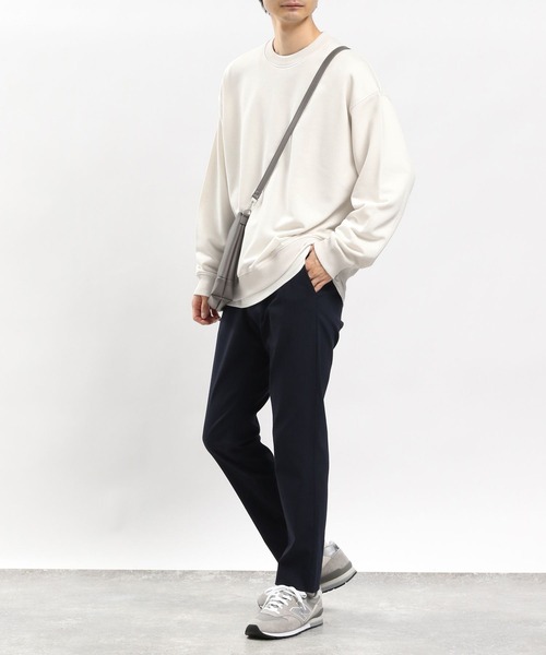 GLOBAL WORK Smile Seed Store（グローバルワーク スマイルシードストア）の「ドライ裏毛スウェットプルオーバー/984038（スウェット・メンズ・サックスブルー/オフホワイト/チャコール・SMALL/LARGE/X-LARGE/MEDIUM）」の16枚目の写真