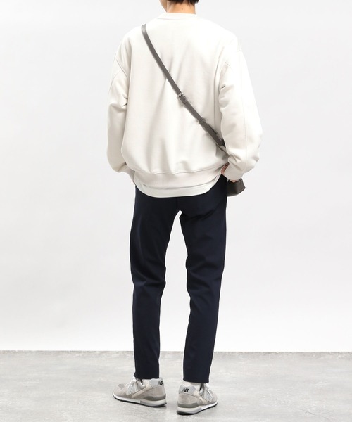 GLOBAL WORK Smile Seed Store（グローバルワーク スマイルシードストア）の「ドライ裏毛スウェットプルオーバー/984038（スウェット・メンズ・サックスブルー/オフホワイト/チャコール・SMALL/LARGE/X-LARGE/MEDIUM）」の10枚目の写真