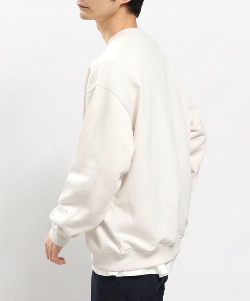 GLOBAL WORK Smile Seed Store（グローバルワーク スマイルシードストア）の「ドライ裏毛スウェットプルオーバー/984038（スウェット・メンズ・サックスブルー/オフホワイト/チャコール・SMALL/LARGE/X-LARGE/MEDIUM）」の13枚目の写真